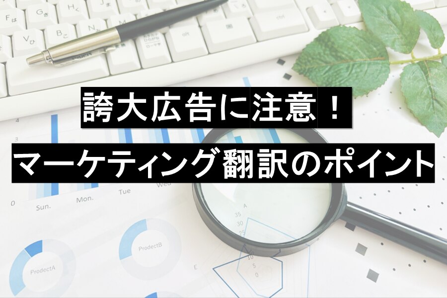 B-363_誇大広告に注意！マーケティング翻訳のポイント